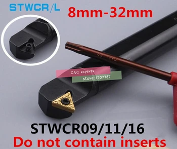1PCS S08K-STWCR09 S10K-STWCR11 S12M-STWCR11 S16Q-STWCR11 S20R-STWCR16 S25S-STUCR16 S32T-STUCR16 STWCL11 8 mm-32mm CNC stružnica orodja