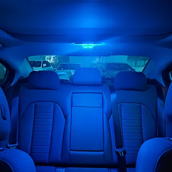 1/2Pcs Avto LED Dotik Osvetlitev Brezžični Notranje Luči Auto Streho in Strop Branje Svetilke Za Vrat Stopala Trunk Škatla za Shranjevanje USB Polnjenje