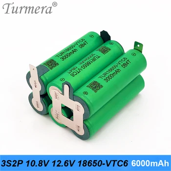 Baterija 3 12,6 V 4S, in sicer za 16,8 V US18650VTC6 3000mah 30A Razrešnice Trenutno za shura izvijač baterije (prilagajanje)