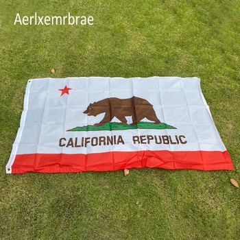 Aerxemrbrae zastavo California State Zastavo 90x150cm Ameriške Zastave, material Poliester zda Zastavo