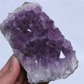 Brezplačna Dostava Naravne Ametist Quartz Lepo Vijolično Geode Crystal Grozdov Specr xd