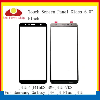 10Pcs/veliko Zaslon na Dotik Za Samsung Galaxy J4+ J4 Plus J415 J415F J415DS na Dotik, Sprednji Zunanji Stekla J4+ 2018 LCD Steklo Objektiva