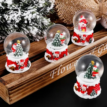 1Pc Santa Claus Snežaka Kristalno Kroglo Božični Okrasek, Namizno Dekoracijo Božič, Novo Leto Darilo Doma Dekor za Otroke