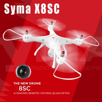 NOV Prihod Syma X8SC HD Kamera Z 2MP 2.4 G 4CH 6Axis Višina Držite Brezglavi Način RC Quadcopter RTF