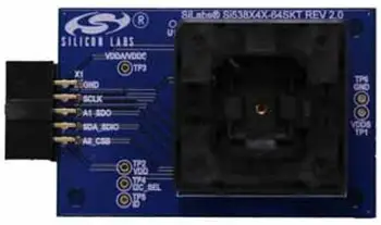 Si538X4X-64SKT-DK opekline 64 Pin Daugh Kartico s tipkama w / CBPROG-DONGLE