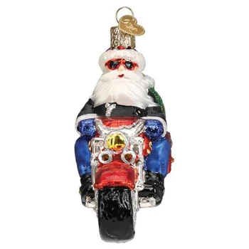 Božič Obesek Motorna Kolesa Srčkan Obrti Ustvarjalnost, Ustvarjalno Dekoracijo Doma Darilo Pisarne Okraski Biker Santa Ornament