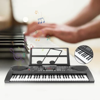 Elektronski Klavir Tipkovnico Digitalni Organ z Micorphone Full-Size Tipke Izobraževalne Igrače, Darila za Otroke, ki NAS Plug