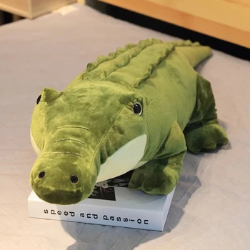 90-165 cm Simulacije Krokodil Polnjene Živali Veren Aligator Plišastih Igrač Lepo Lutke Ceative Blazino za Otroke Xmas Darila