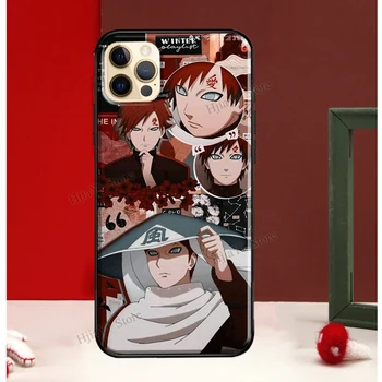 Gaara Ninja Anime Primeru Telefon Za iPhone 11 13 Pro Max 12 Mini X XR XS Max 6S 7 8 Plus SE 2020 TPU Pokrov