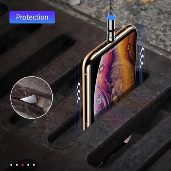 Univerzalni Magnetni napajalni Kabel Micro USB Tip C Polnilnik Za iPhone, Samsung Android Prenosni Hitro Polnjenje Mobilnih Telefonov Kabel