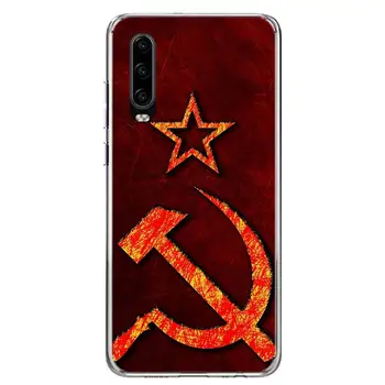 Sovjetska zveza ZSSR Zastavo Primeru Telefon Za Huawei P30 Lite P10 P20 P40 P50 Cover Mate 40 Pro 10 20 30 Capa Coque Lupini