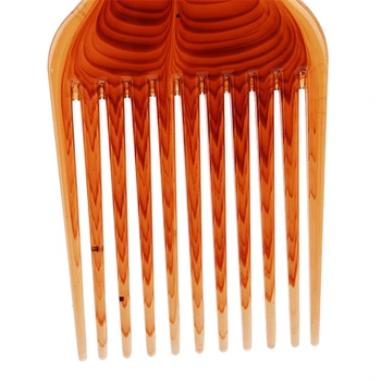 1PC Plastični Glavnik Kodraste Lase Krtačo Salon, Frizerski Oblikovanje Dolgih Zob Styling Ženske Hairbrush