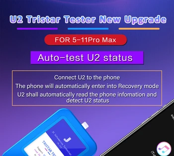 JC U2 Hitro Tester U2 IC Polnjenje IC Napake SN Serijska Številka Reader za iPhone SN Serijska Številka Orodje za Preizkus
