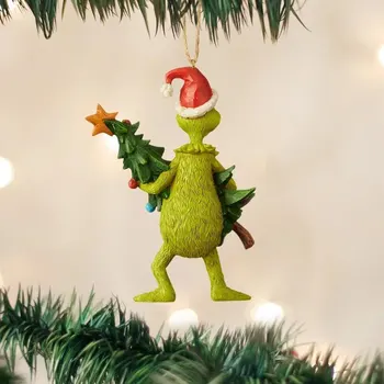 Grinch Božični Okraski, Drevo Božični Okraski Ustvarjalno Dekoracijo Smolo Dodatki, Božični Okraski Dropshipping