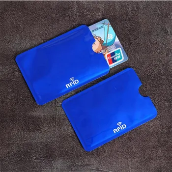 10Pcs Vroče RFID Kreditne Kartice Varovanje Proti Kraji Blokira Kartico sim Varstvo Banka Kartico Primeru Rokav Kože Primeru Zajema