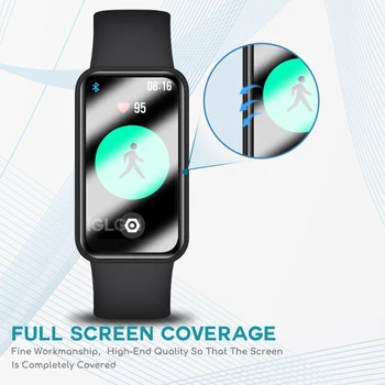 Zaščitna folija za Redmi Smart Band Pro Smartwatch Anti Scratch Ukrivljen Rob Mehko Zaščitnik Zaslon Pokrov Dodatki, ki Niso Steklo