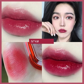 6 Barv Seksi Rdeče Šminke Nepremočljiva Vlažilni Balzam Glaze Odtenek Dolgotrajno Non-Stick Pokal Ustnice Palico Ličila Korejski Kozmetika