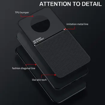 Mat Usnje Avto Nosilec Shockproof Primeru Za Huawei Mate 40 20X 30 9 10 Pro P20 P30 P40 Lite P10 P Smart Plus Z 2019 Telefon Kritje