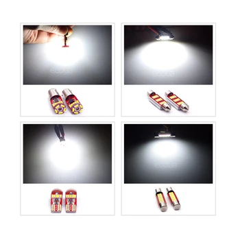 LED Notranja Luč Kit za MINI Cooper R50 R53 R56 F55 F56 Zemljevid Dome Nečimrnosti Ogledalo Notranji Prtljažnik Avtomobila Notranjosti LED Žarnice Posodobitev
