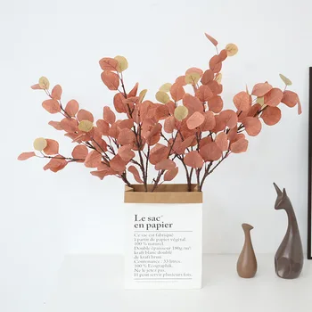Simulacija Zelenih Rastlin Umetno Eucalyptus Denar DIY Listov Cvetlični Aranžma Dodatki, Poročni Družinski Hotel Stranka Dekoracijo