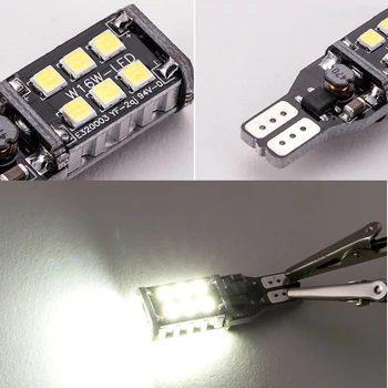 Par T10 T15 Bela LED Varnostno kopiranje Povratne Žarnice Brez Hyper Flash primerni za Chevy Colorado