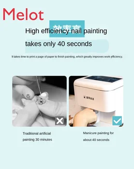 3D Inteligentno Samodejno Nail Printer Nail Trgovina Spray-Print Patterning Pralni DIY po Meri Vzorec Fotografija Nohtov Slikarstvo Stroj