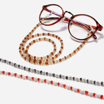 Pisano Steklo Eyeglass Verige Za Ženske Modni Retro Anti-slip sončna Očala Kabel, Držalo za Branje Očala Očala