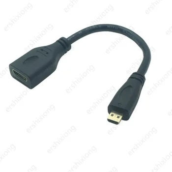 10 cm Mini/Micro HDMI je združljiv / HDTV Moški Mini HDMI je združljiv Ženski Kabel Adpater