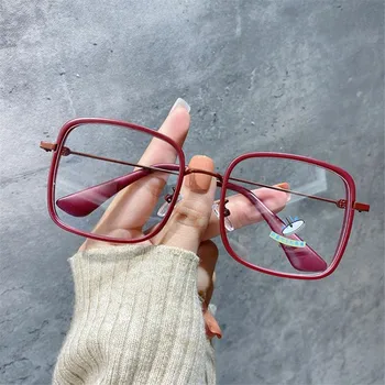 Moda Anti-Modra Očala Ženske & Moških Optičnih Očal Kvadratnih Očala Super Lahka Očala