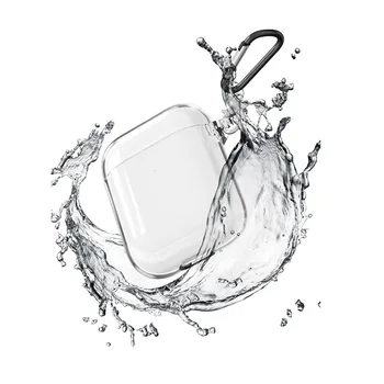 Kristalno Srčkan Slušalke Primeru Za Apple AirPods 1 2 Primera Silikonski Prozorni Zaščitni Pokrov Za Airpods Pro 3 Polnjenje Box