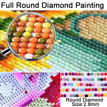 5D DIY Kvadratnih/Krog Diamond Barvanje Dekle Slika Okrasnih Diamond Vezenje Celoten Zaslon Mozaik Navzkrižno Šiv Doma Dekor