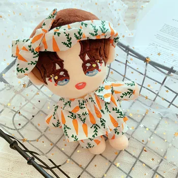 20 cm punčko oblačila Risanka Lepo Poletje pižamo Glavo obleke, lutke, dodatki za Koreja Kpop EXO idol Lutke darilo DIY Igrače