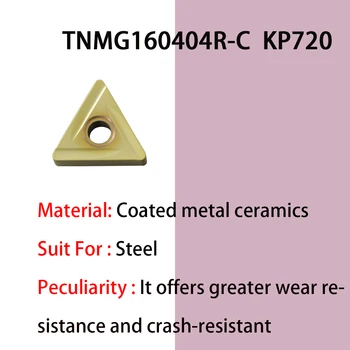 TNMG TNMG160408R C TNMG160404 L C Visoka Kakovost, Prevlečeni Kermetov Stružni CNC Stružnica Pralni TNMG 160408